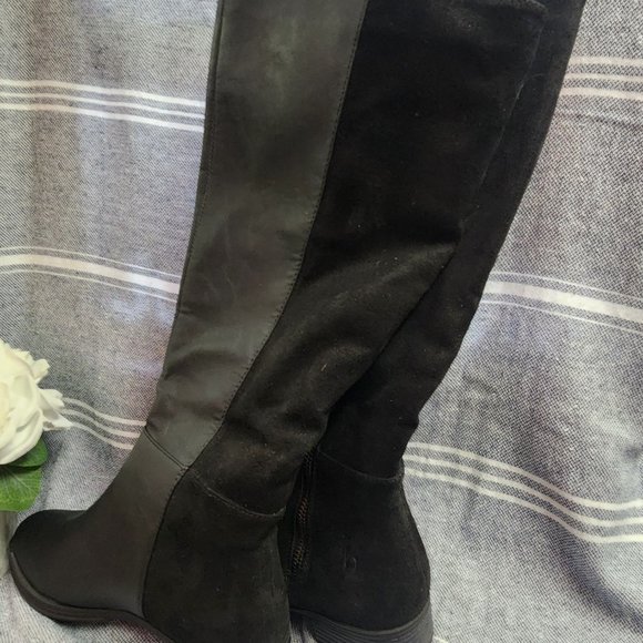 Biotime black leather/suede boot - Picture 3 of 3